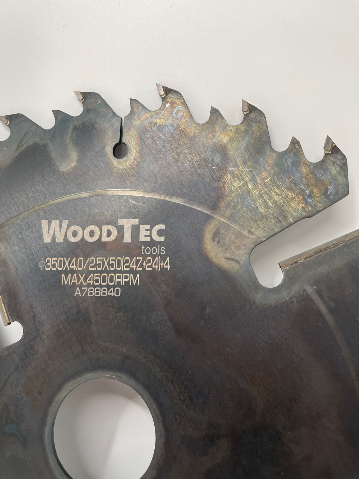 Пила дисковая Ø350 х 50 х 4,0/2,5 Z = (24 + 24) + 4 WoodTec купить в Москве  с доставкой по России и СНГ