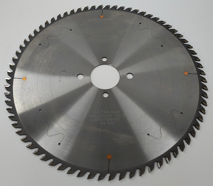 Пила основная Ø400 х 60 х 4,4 / 3,2 Z = 72 WoodTec