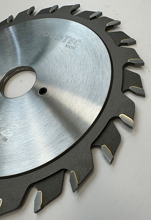 Подрезная составная пила WoodTec для форматно-раскроечных станков Ø125 х 20 x 2,8-3,6 Z = 12 + 12
