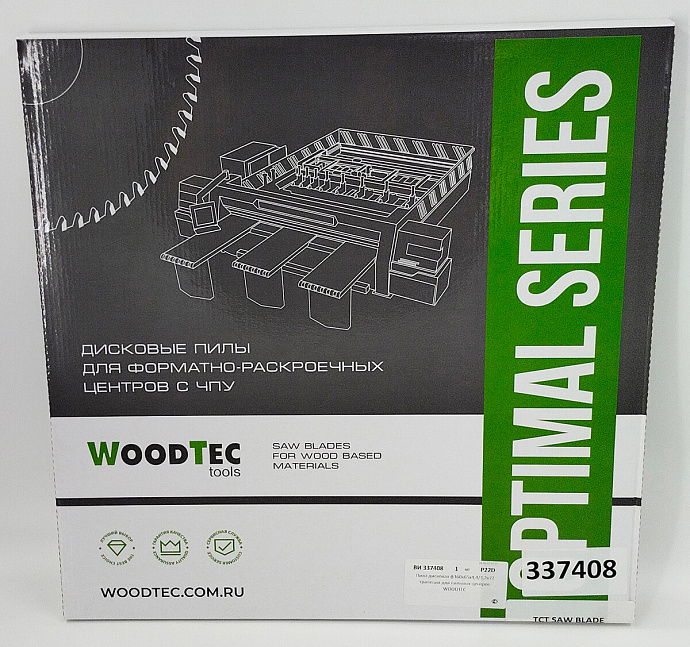 Пила основная Ø360 х 65 х 4,4 / 3,2 Z = 72 WoodTec