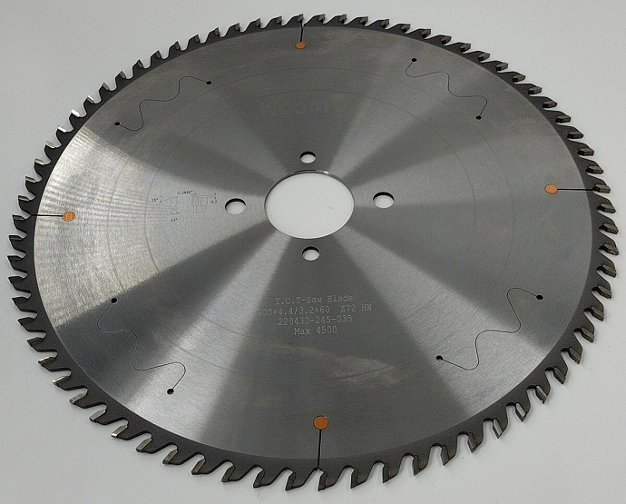 Пила основная Ø400 х 60 х 4,4 / 3,2 Z = 72 WoodTec