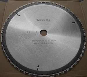 Пила дисковая Ø350 х 30 х 3,6/2,5 Z54 WZ WoodTec