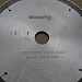Пила дисковая Ø250 х 30 х 3,2/2,2 Z80 WZ WoodTec