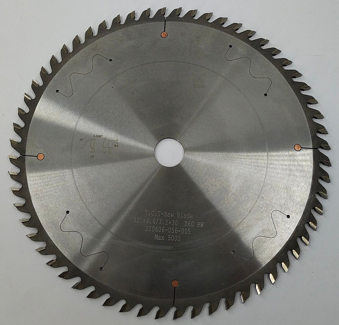 Пила основная Ø320 х 30 х 4,4 / 3,2 Z = 60 WoodTec