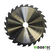 Пила дисковая Ø400 х 50 х 4,2/2,8 Z24 WZ WoodTec
