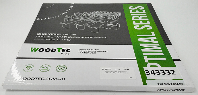 Пила подрезная Ø300 х 50 х 4,3-5,5 Z = 48 WoodTec