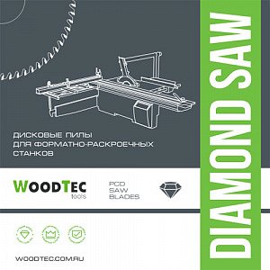 Алмазная подрезная пила WoodTec Ø120 x 2,8-3,6 x 2,0 x 22 Z=24 H6 CON