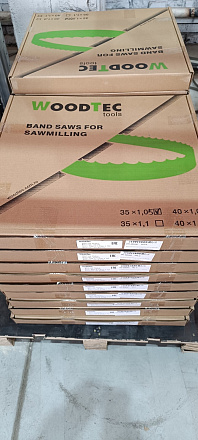 Ленточное полотно С75 для пиления древесины WoodTec 35х1,05х22