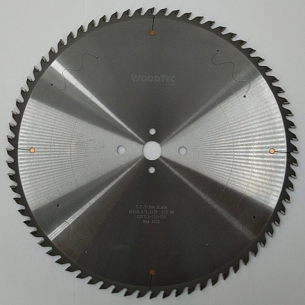 Пила основная Ø450 х 30 х 4,4 / 3,5 Z = 72 WoodTec