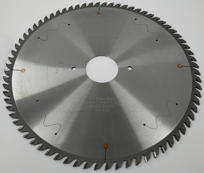 Пила основная Ø380 х 65 х 4,4 / 3,2 Z = 72 WoodTec