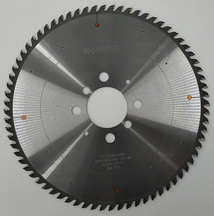 Пила основная Ø400 х 80 х 4,4 / 3,2 Z = 72 WoodTec