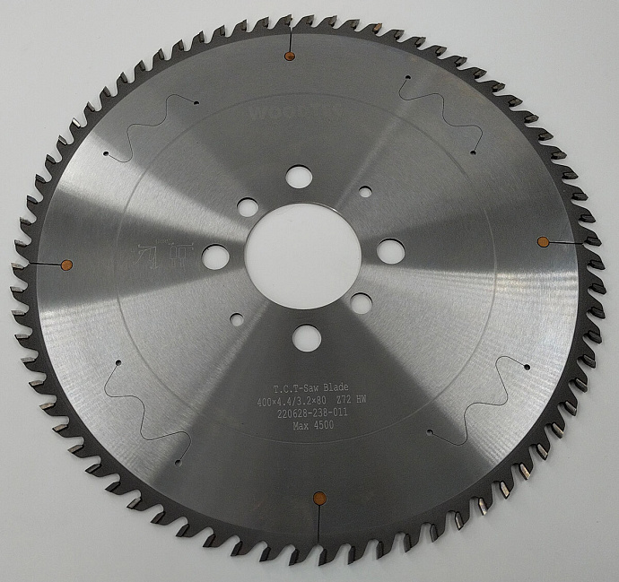 Пила основная Ø400 х 80 х 4,4 / 3,2 Z = 72 WoodTec