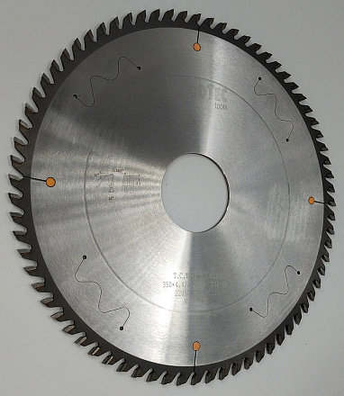 Пила основная Ø350 х 75 х 4,4 / 3,2 Z = 72 WoodTec