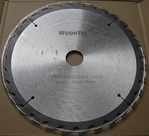 Пила дисковая Ø250x30x3,2/2,2 Z20 WZ WoodTec