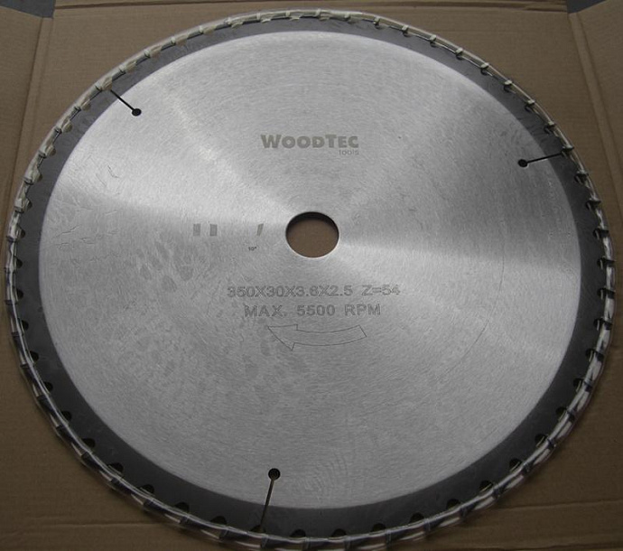 Пила дисковая Ø350 х 30 х 3,6/2,5 Z54 WZ WoodTec