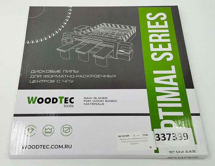 Пила основная Ø300 х 30 х 4,4 / 3,2 Z = 72 WoodTec