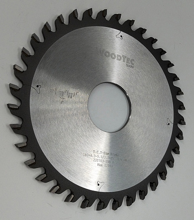 Пила подрезная Ø180 х 45 х 4,3-5,5 Z = 36 WoodTec