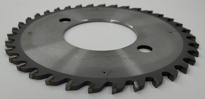 Пила подрезная Ø200 х 80 х 4,3-5,5 Z = 36 WoodTec