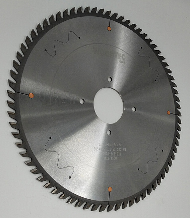 Пила основная Ø355 х 65 х 4,4 / 3,2 Z = 72 WoodTec