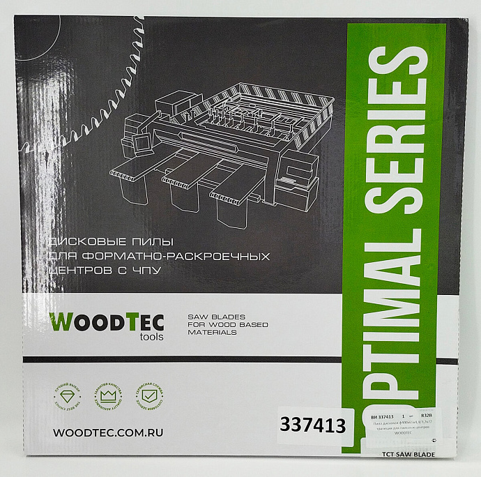 Пила основная Ø400 х 65 х 4,4 / 3,2 Z = 72 WoodTec