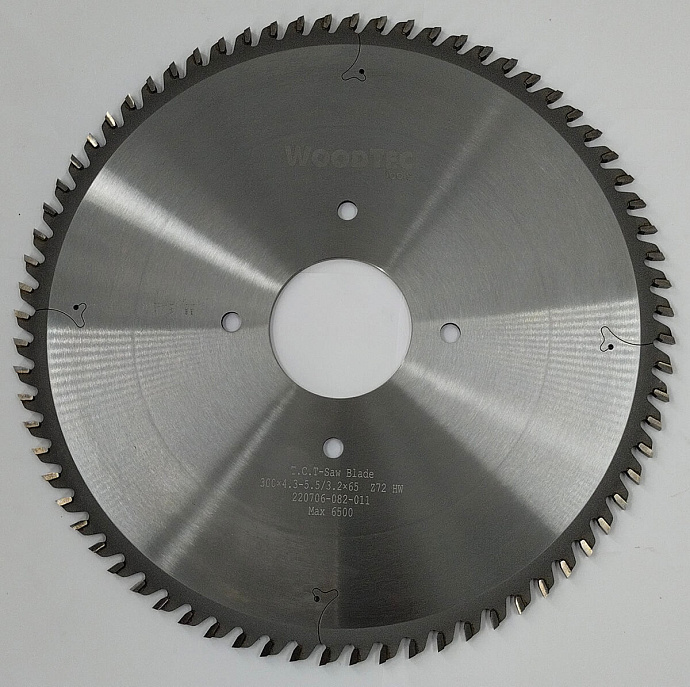 Пила подрезная Ø300 х 65 х 4,3-5,5 Z = 72 WoodTec