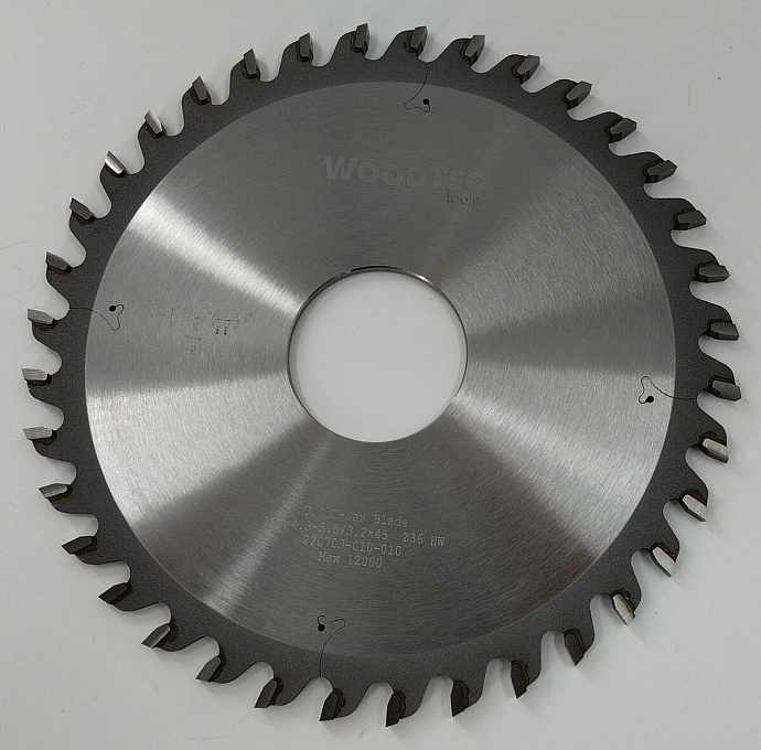 Пила подрезная Ø180 х 45 х 4,3-5,5 Z = 36 WoodTec