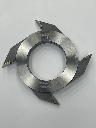 Фреза для сращивания древесины на микрошип заплечик 160x70 H10 Z2 ТСТ WoodTec