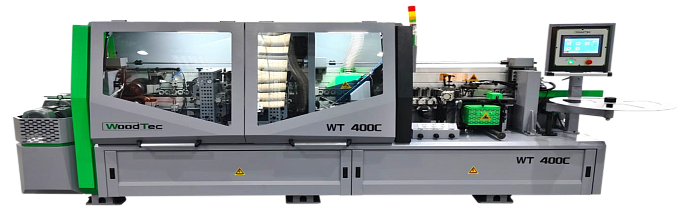 Станок для облицовывания кромок мебельных деталей WOODTEC WT-400С