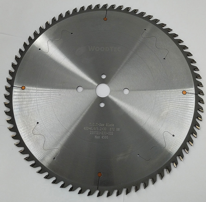 Пила основная Ø400 х 30 х 4,4 / 3,2 Z = 72 WoodTec