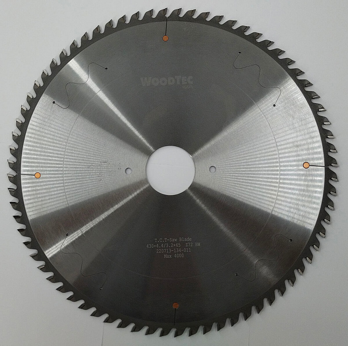 Пила основная Ø400 х 60 х 4,8 / 3,2 Z = 72 WoodTec