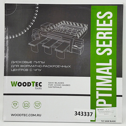 Пила основная Ø400 х 60 х 4,8 / 3,2 Z = 72 WoodTec